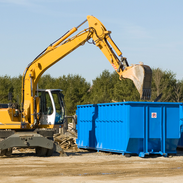 can i choose the location where the residential dumpster will be placed in Ellinwood KS